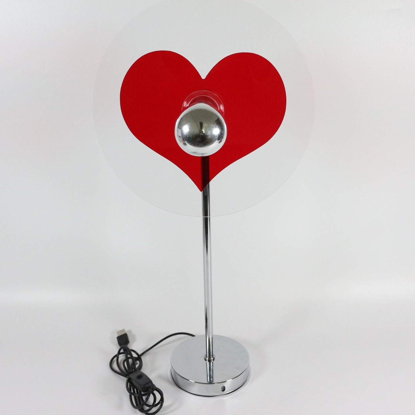 Heart Shape Light with USB Powered Red