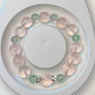 Starlight Rose Quartz + Green Fluorite Bracelet