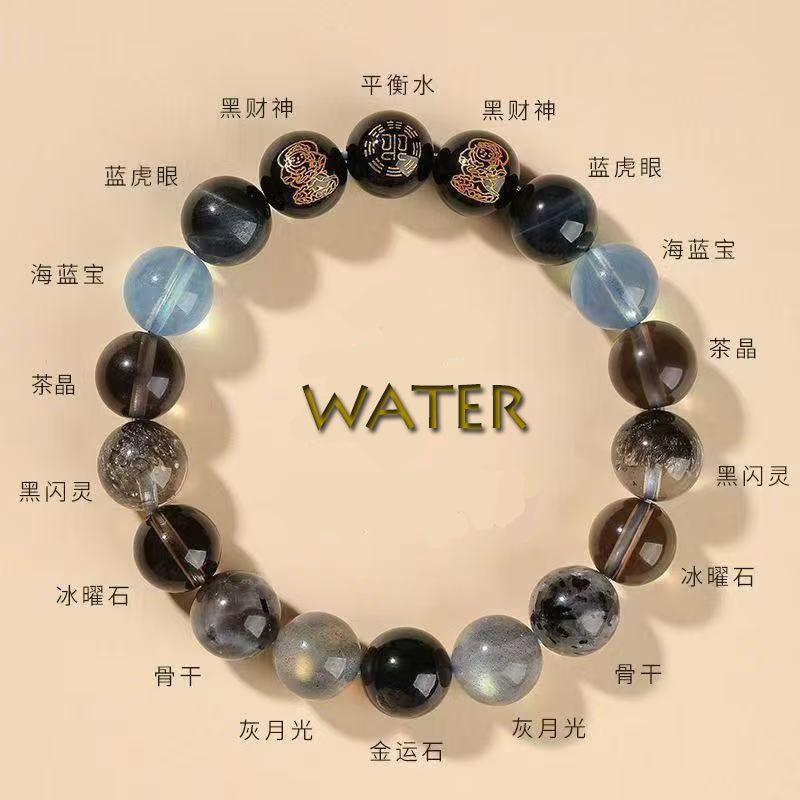 Water: Black, Blue, Grey