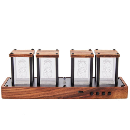 Nixie Tube Clock Digital Timer, Support Wi-Fi Time SYNC,12/24H Display