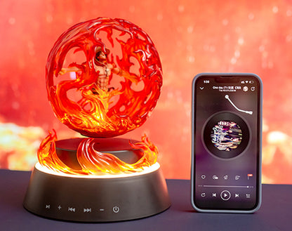 Maglev Action Figure Ace Bluetooth Speaker Night Light