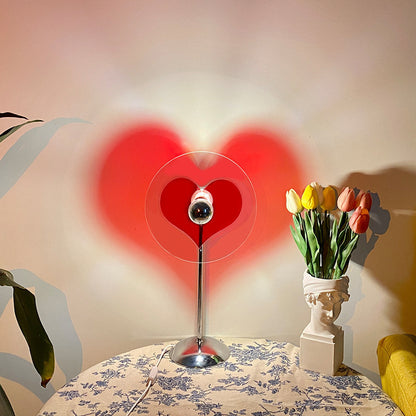 Heart Shape Light with USB Powered Red