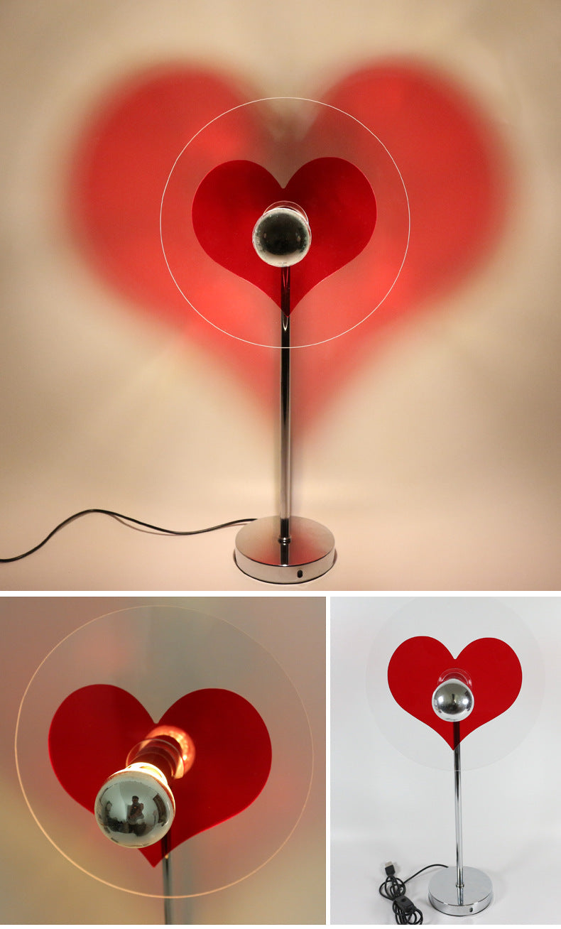 Heart Shape Light with USB Powered Red