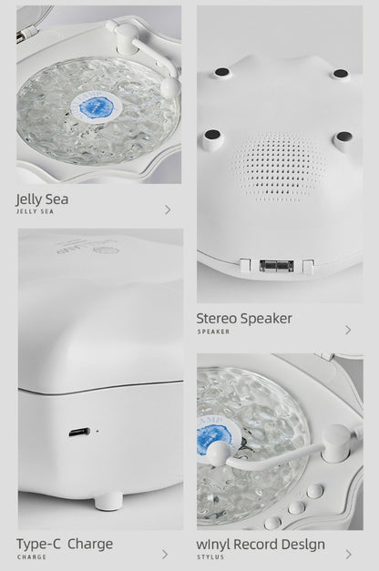 Seashell Bluetooth Speaker & Night Light: 3-in-1 Relaxation Companion with 7 Colors + White Noise
